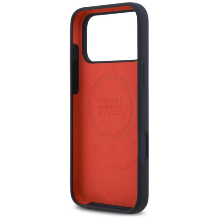 Etui Red Bull Silicone Single Bull Logo  MagSafe do iPhone 17 Pro Max granatowy