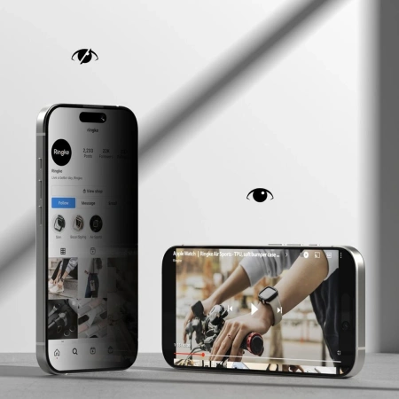 RINGKE SZKŁO PRYWATYZUJĄCE EASY SLIDE 2-PACK DO IPHONE 17 OCHRONA