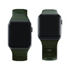 42/44/45/46/49 mm Dark Green (big) - 3mk Silicone Watch Strap for Apple