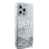DKNY ETUI HARDCASE DO IPHONE 15 PRO 6.1 Z LOGO METALOWYM I LIQUID GLITTER