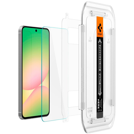 SPIGEN SZKŁO HARTOWANE DO SAMSUNG GALAXY A56 5G S24 FE 2-PACK PEŁNA OCHRONA