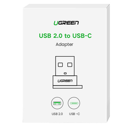 UGREEN ADAPTER USB-C DO USB-A 2.0 DO PC TELEFONU KOMPUTERA WYSOKA JAKOŚĆ