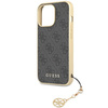 Etui Guess 4G Charms Collection GUHCP14XGF4GGR na iPhone 14 Pro Max - szare