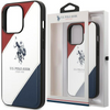 US Polo USHCP14XPSO3 iPhone 14 Pro Max 6,7" biały/white Tricolor Embossed