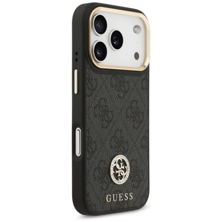 GUESS ETUI 4G STRASS LOGO MAGSAFE DO IPHONE 17 PRO Z LUKSUSOWYM DESIGNEM