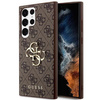 Etui Guess GUHCS23L4GMGBR S23 Ultra S918 - brązowe 4G Big Metal Logo
