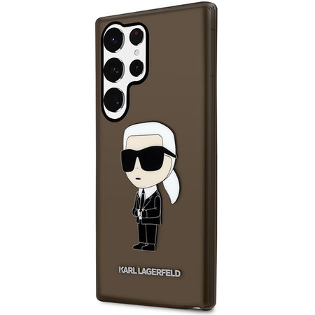 Etui Karl Lagerfeld KLHCS23LHNIKTCK S23 Ultra S918 - czarne Ikonik Etui Karl Lagerfeld