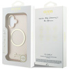 Etui Guess IML Script Metal MagSafe do   iPhone 17 różowy