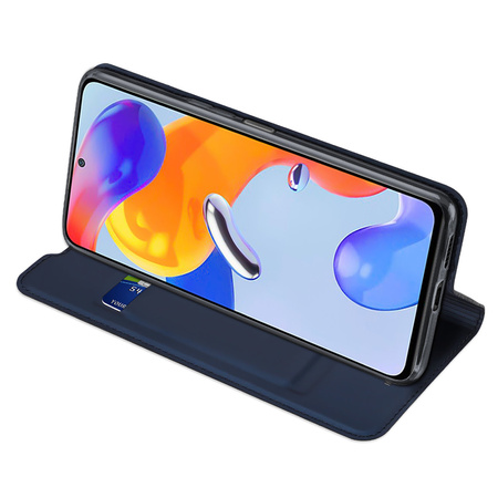 Dux Ducis Skin Pro kabura etui pokrowiec z klapką Xiaomi Redmi Note 11 Pro 5G / 11 Pro niebieski