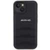 Etui AMG Leather Debossed Lines do iPhone 15 Plus - czarne