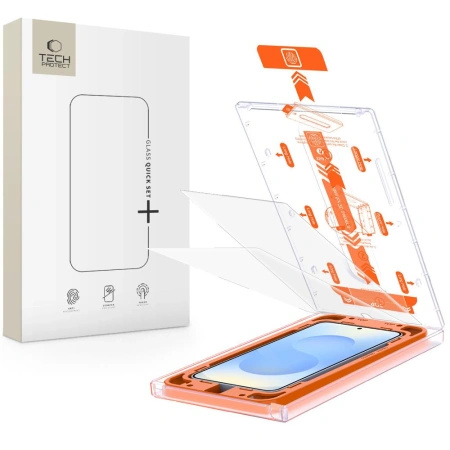 TECH-PROTECT SZKŁO HARTOWANE QUICK SET+ DO SAMSUNG GALAXY S25+ OCHRONA