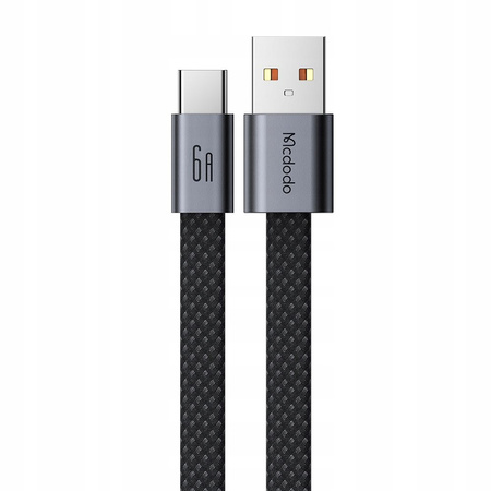 Mcdodo phone cable, retractable, for iPhone, Micro USB, USB-C, 3-in-1, 66W, purple