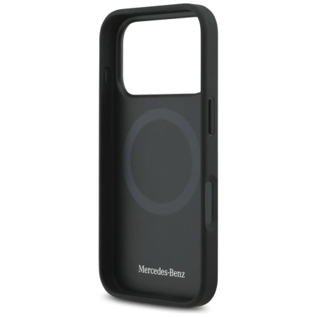 MERCEDES ETUI SKÓRZANE PLAIN SMOOTH LEATHER DO IPHONE 17 PRO