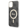 Etui Guess GUHMN61H4STK na iPhone 11 - czarne 4G MagSafe