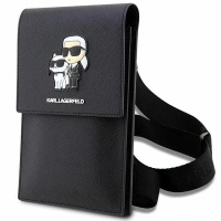 Karl Lagerfeld Torebka KLWBSAKCPMKczarny/black Saffiano Karl & Choupette