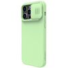 Nillkin CamShield Silky Silicone Case etui iPhone 14 Pro pokrowiec z osłoną na aparat zielony