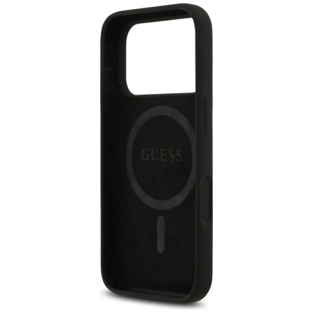 GUESS ETUI CASE SILIKONOWE DO IPHONE 17 PRO MAX LOGO MAGSAFE