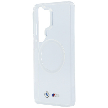Etui BMW IML Shockproof Metal Logo       MagSafe do Samsung Galaxy S26 Ultra przezroczysty