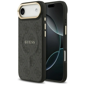 GUESS ETUI CASE DO IPHONE 17 AIR MAGSAFE PU CLASSIC LOGO 4G OCHRONNE