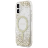 GUESS ETUI RESIN BOTTOM GLITTER MAGSAFE DO IPHONE 17 Z BŁYSZCZĄCĄ POWŁOKĄ
