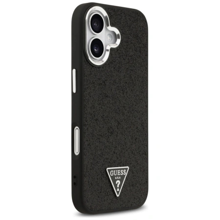 GUESS ETUI GLITTER TRIANGLE LOGO MAGSAFE DO IPHONE 17 OCHRONA Z EFEKTEM