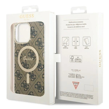 GUESS ETUI CASE IML 4G DO MAGSAFE IPHONE 15 PRO MAX Z WYSOKIEJ JAKOŚCI
