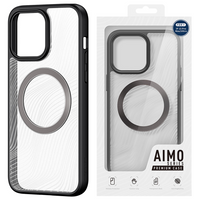Pancerne etui do iPhone 15 Plus z MagSafe Dux Ducis Aimo Mag - czarne