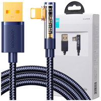 Kabel kątowy Joyroom S-UL012A6 USB-A - Ligtning 2.4A 1,2m - niebieski