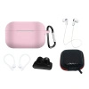HURTEL ETUI DO AIRPODS PRO 1 2 SILIKONOWE + PASEK NA SZYJĘ ZACZEP KARABINKA
