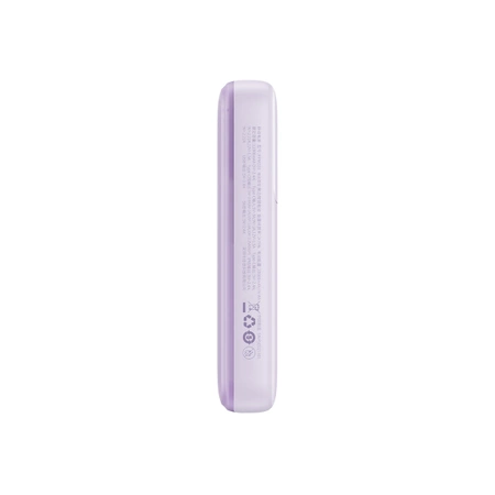 Powerbank Baseus Comet Series z wyświetlaczem 20000mAh 22.5W - fioletowy + kabel USB-A / USB-C