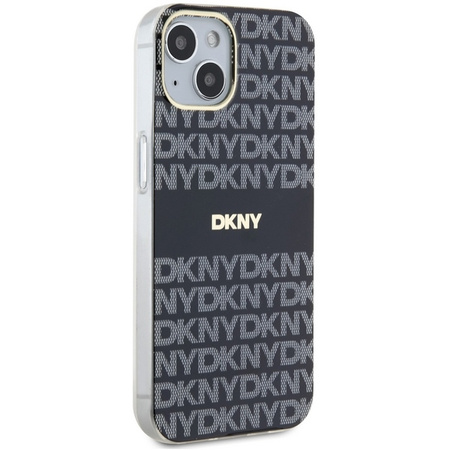 DKNY ETUI HARDCASE DO IPHONE 14 15 13 6.1 IML MONO STRIPE DO MAGSAFE