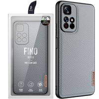 Dux Ducis Fino etui pokrowiec pokryty nylonowym materiałem Xiaomi Redmi Note 11 Pro+ 5G (China) / 11 Pro 5G (China) / Mi11i HyperCharge / Poco X4 NFC 5G niebieski