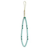 Guess zawieszka GUSTPEARP Phone Strap niebieski/blue Heishi Beads