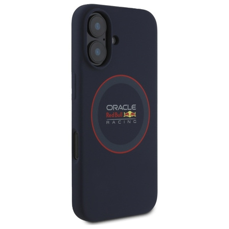 Red Bull RBHMP16M24SIILVR iPhone 16 Plus 6.7 hardcase granatowy/navy Silicone Red Ring MagSafe
