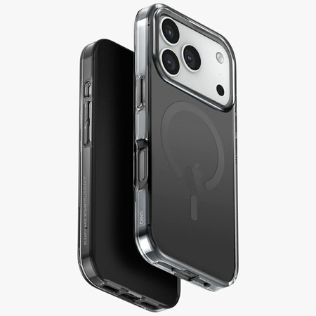 Etui UNIQ Clario do iPhone 17 Pro Magclick Charging czarny