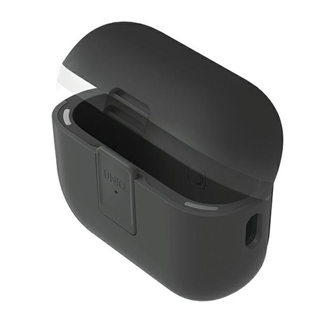 UNIQ etui Clyde Lock Case AirPods Pro 2(2022/2023) czarno-ciemnoszary/charcoal-dark grey