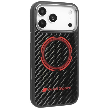 AUDI ETUI RSQ CARBON FIBER SPORT MAGSAFE DO IPHONE 17 PRO MAX Z OCHRONĄ