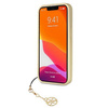 Etui Guess GUHCP13LGF4GBR na iPhone 13 Pro / 13 - brązowe 4G Charms Collection
