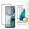 WOZINSKY SZKŁO HARTOWANE FULL GLUE DO MOTOROLA MOTO G62 WYSOKA WYTRZYMAŁOŚĆ