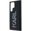 Etui Karl Lagerfeld 3D Rubber Glitter Logo na Samsung Galaxy S23 Ultra - czarne
