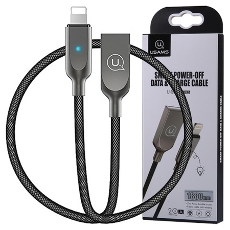 USAMS KABEL DO LIGHTNING DO IPHONE 12 13 14 1.9M POWER-OFF SZYBKIE