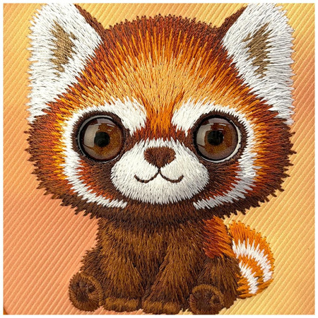 Etui Nimmy Big Eyed Pet 2.0 Raccoon do   iPhone 17 Pro pomarańczowy