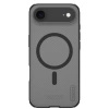 Etui Nillkin Super Frosted Shield Pro kompatybilne z MagSafe na iPhone 17 Air - przezroczyste czarne