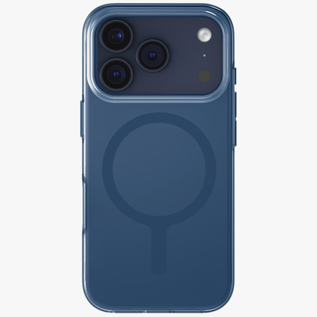 Etui UNIQ Clario do iPhone 17 Pro        Magclick Charging niebieski