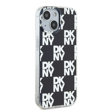 DKNY POKROWIEC HARDCASE IML CHECKERED MONO PATTERN DO IPHONE 15 14 13 6.1