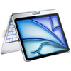 Etui Typecase Flexbook Touch             z klawiaturą do iPad Air 11" 2024/2025 srebrny