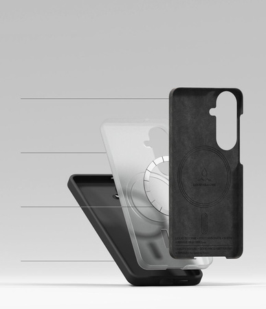 RINGKE SILICONE MAGNETIC MAGSAFE GALAXY S26 BLACK