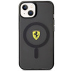 Etui Ferrari FEHMP14SURKK na iPhone 14 - czarne Translucent Magsafe
