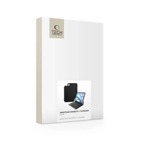 Etui Tech-Protect Smartcase Magnetic z klawiaturą na iPad Air 10.9” 2020 / 2022 / iPad Air 11” 2024 / 2025 - czarne