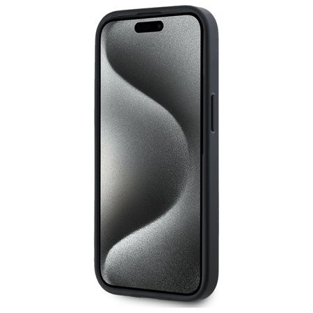 DKNY ETUI HARDCASE DO IPHONE 15 6.1 Z LOGO METALOWYM I DO MAGSAFE BEŻOWE